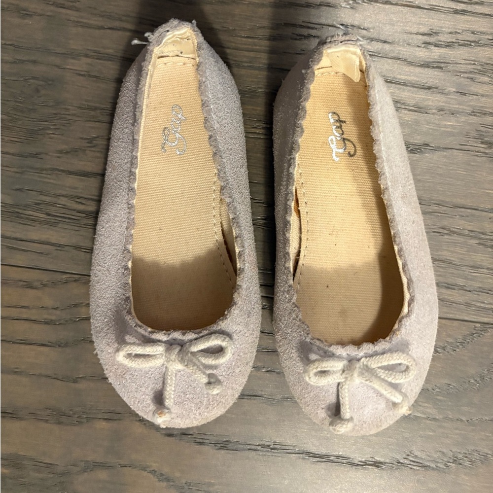 Baby gap gray toddler loafers sz 5T EUC worn 2x